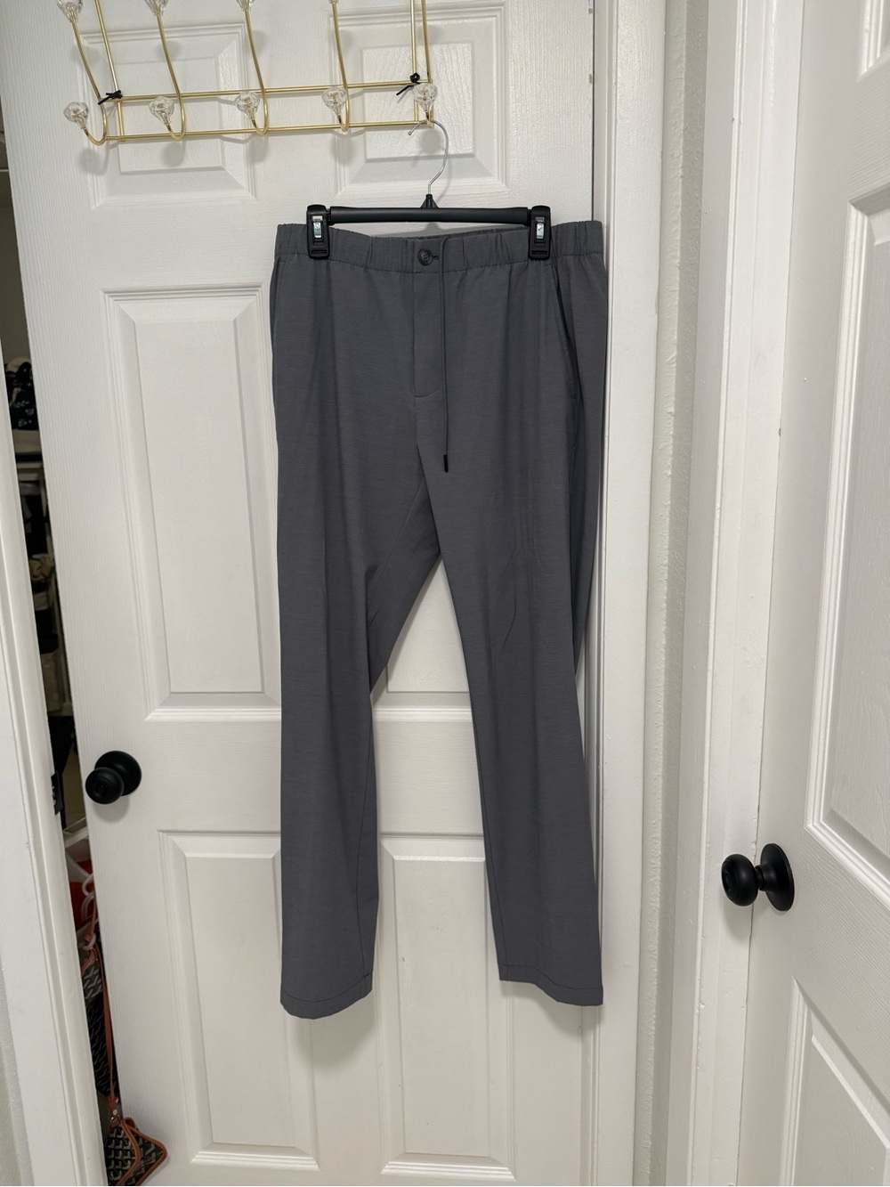 Perry Ellis Men's Charcoal Gray Stretch Dress Pants